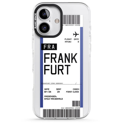 Personalised Frankfurt Boarding Pass