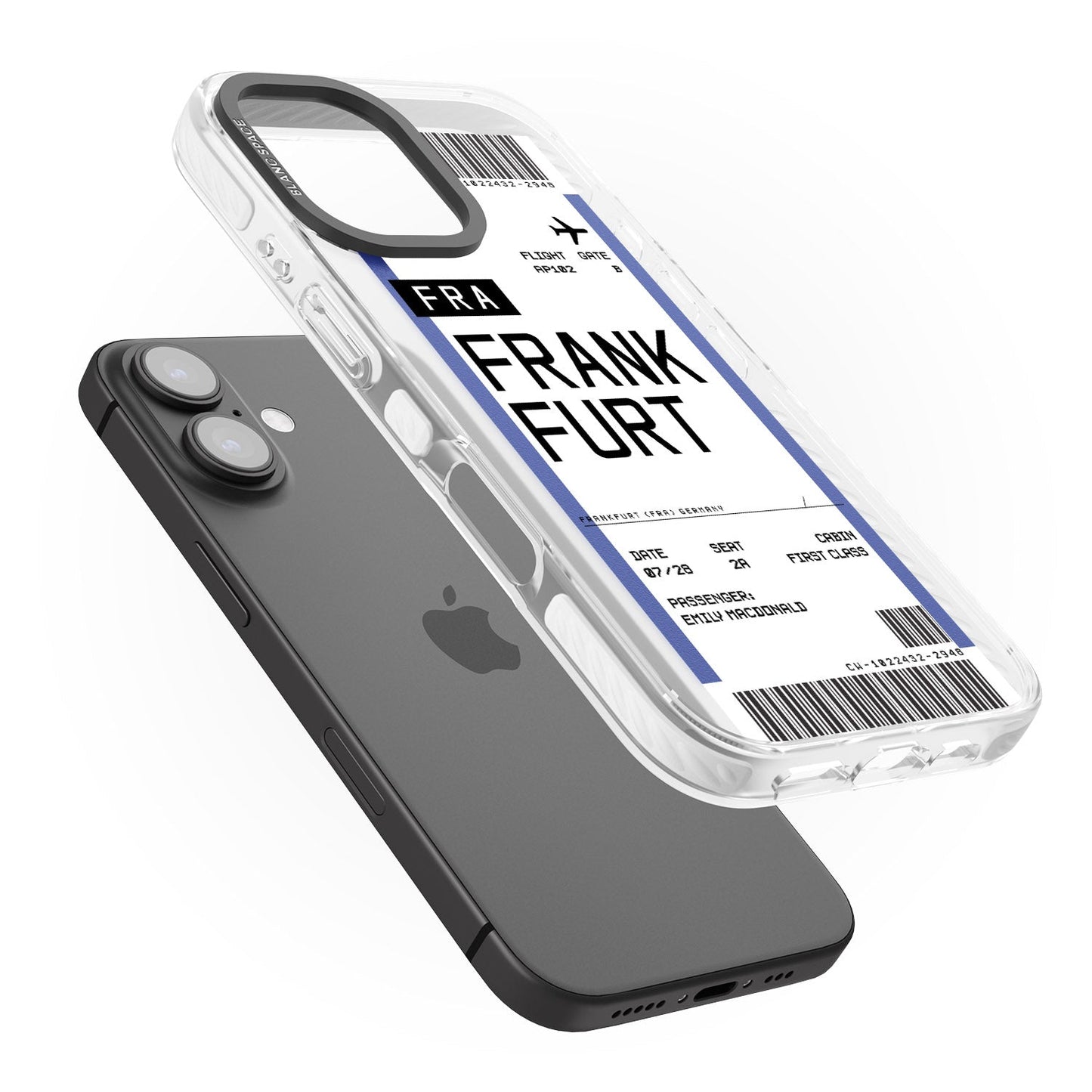 Personalised Frankfurt Boarding Pass
