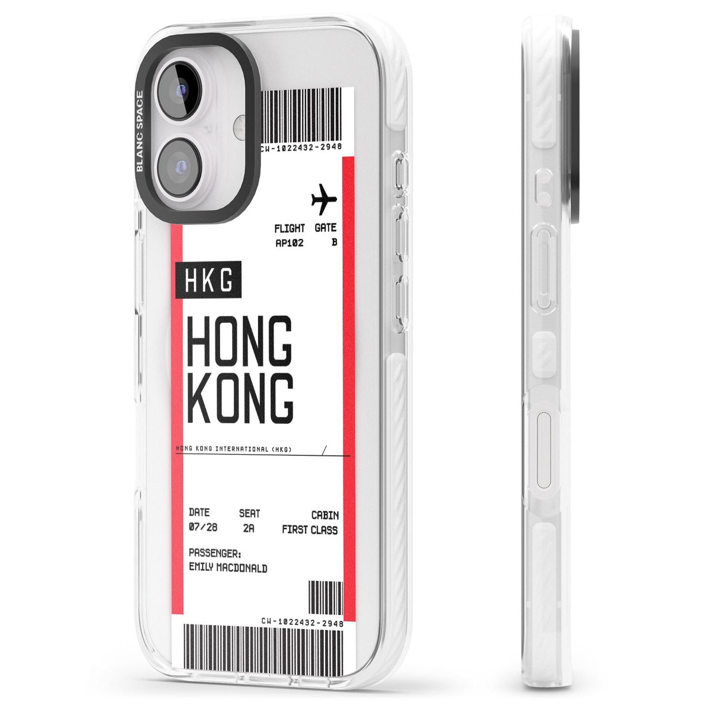 Personalised Hong Kong Boarding Pass