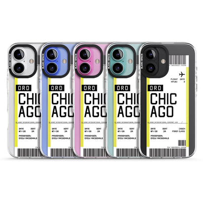 Personalised Chicago Boarding Pass