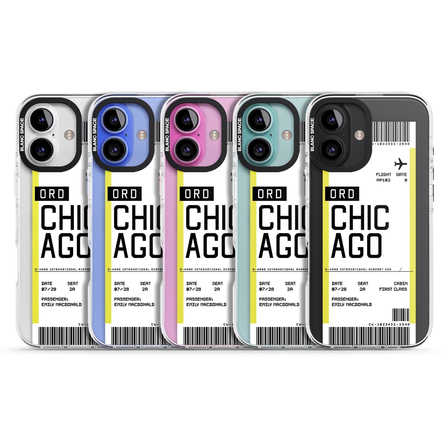 Personalised Chicago Boarding Pass