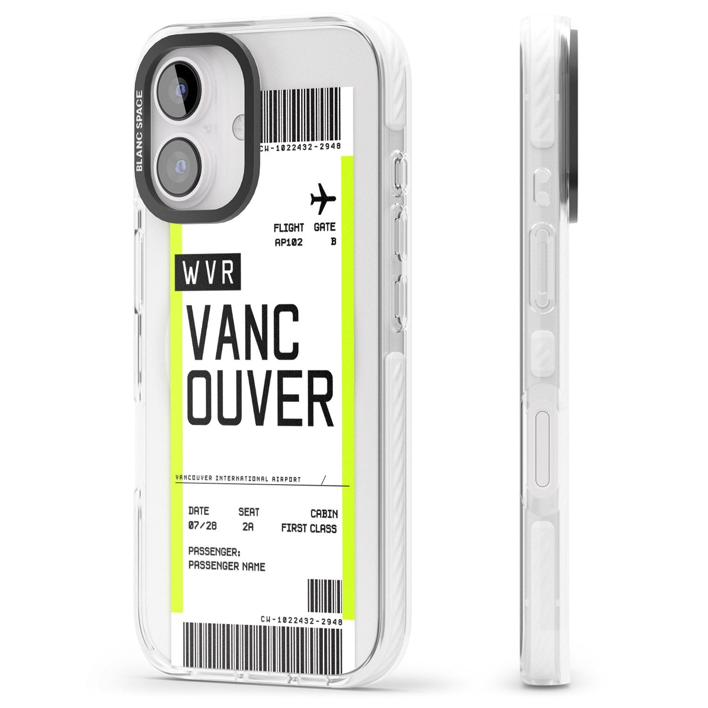 Personalised Vancouver Boarding Pass