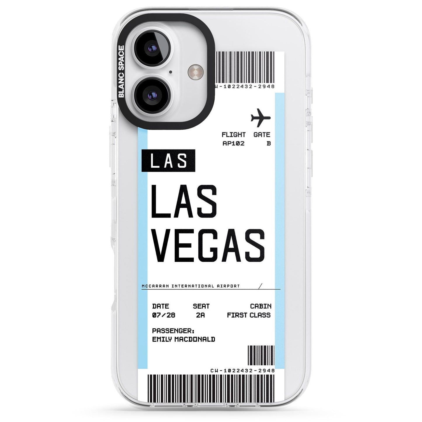Personalised Las Vegas Boarding Pass