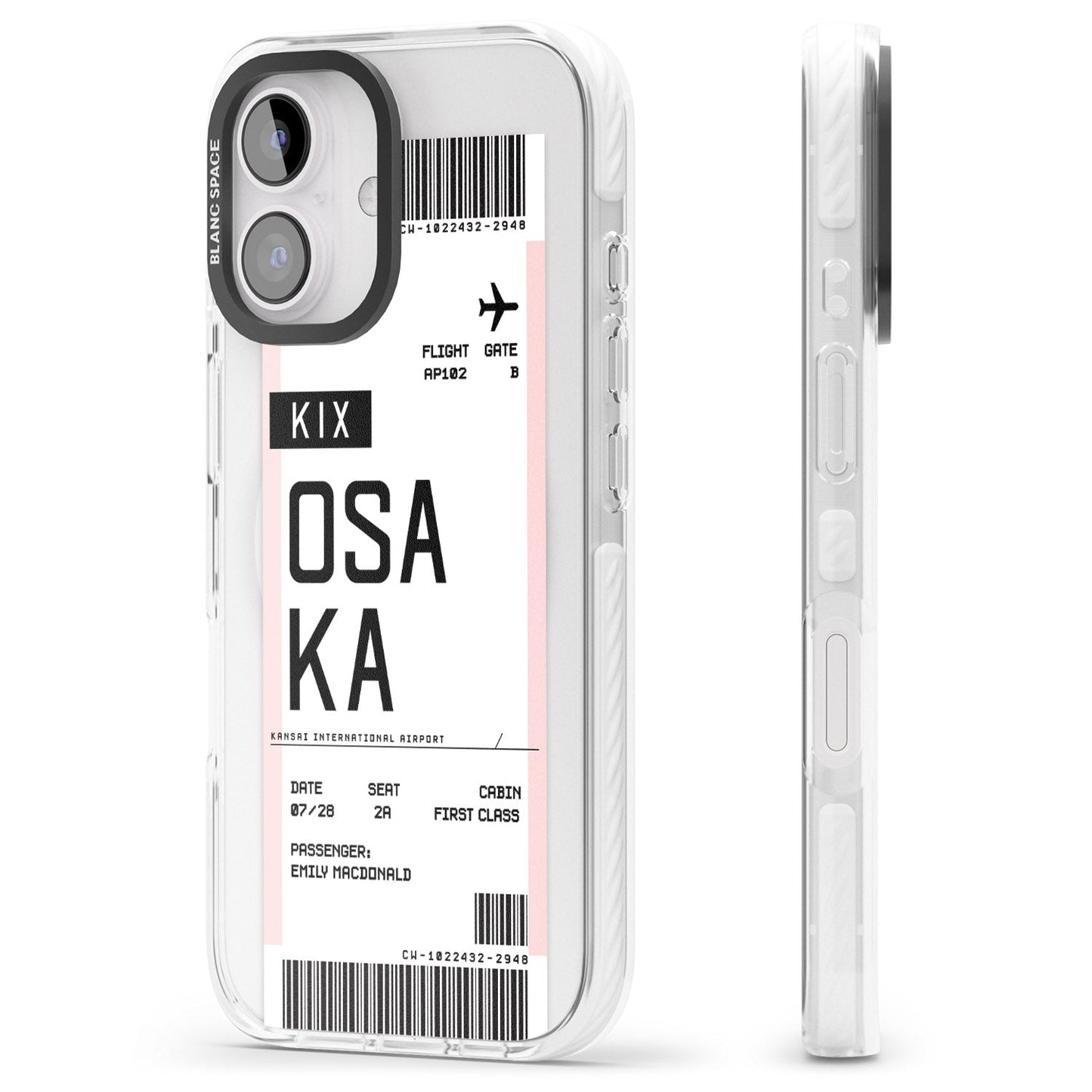 Personalised Osaka Boarding Pass