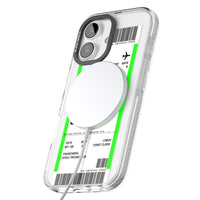 Carte d'embarquement personnalisée pour Pékin