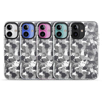 Dunkelgraue Katzentarnung