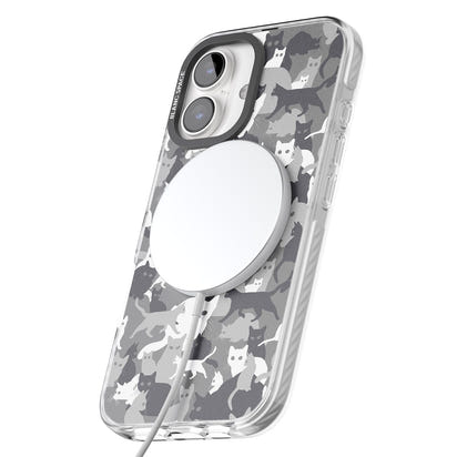 Dunkelgraue Katzentarnung