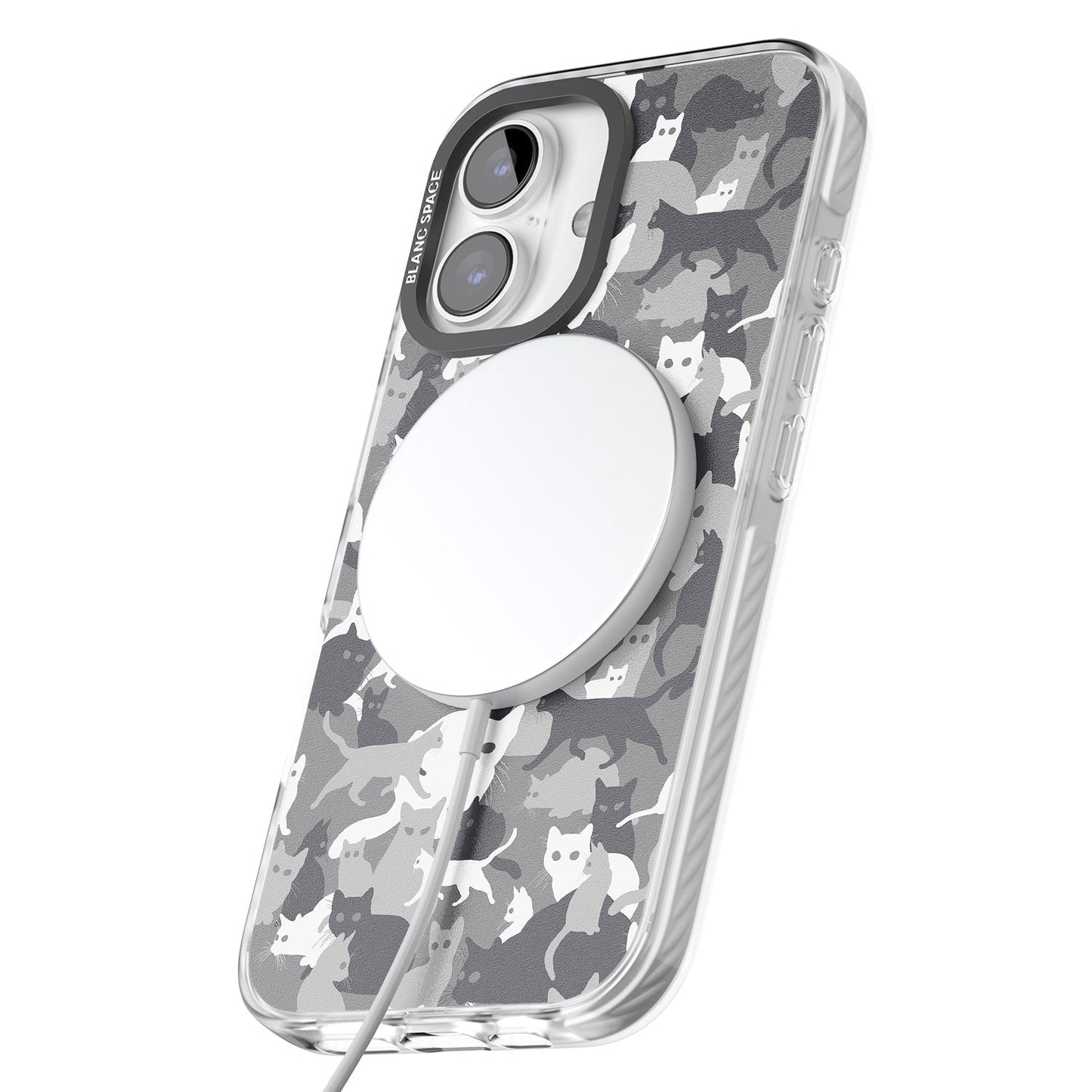 Dunkelgraue Katzentarnung