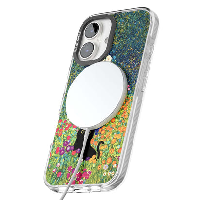 Cat in Klimt's Garden