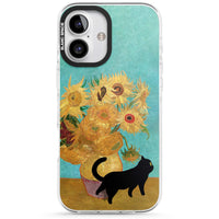 Cat with Van Gogh's Sunflowers