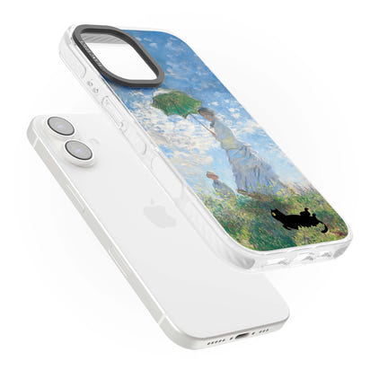 Cat with Monet's Parasol Lady