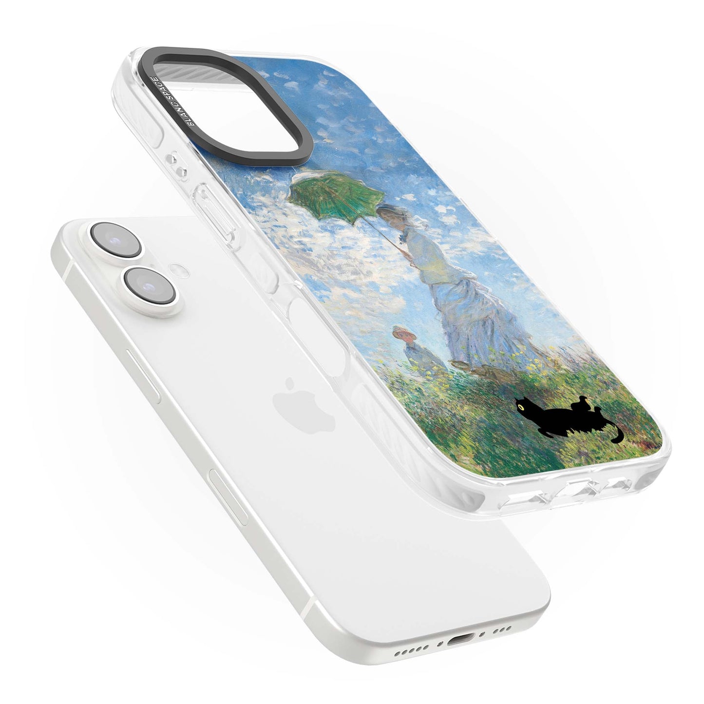 Cat with Monet's Parasol Lady