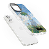 Cat with Monet's Parasol Lady