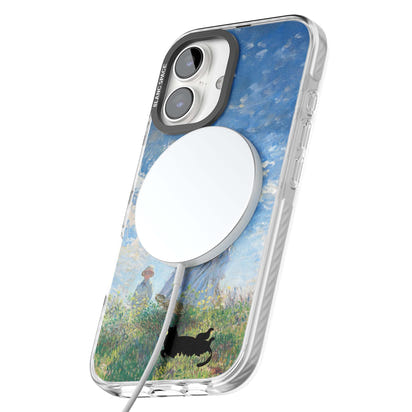 Cat with Monet's Parasol Lady