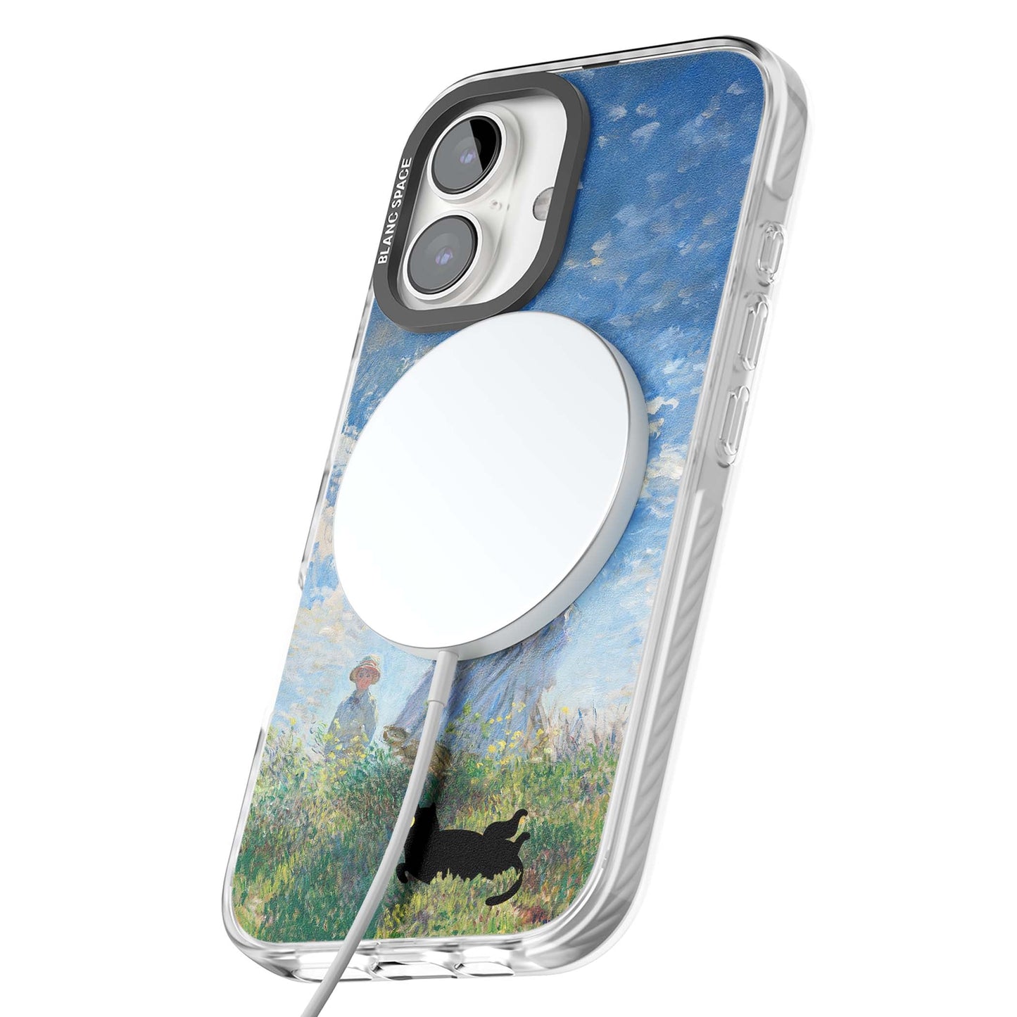 Cat with Monet's Parasol Lady