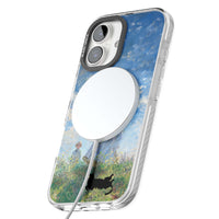 Cat with Monet's Parasol Lady