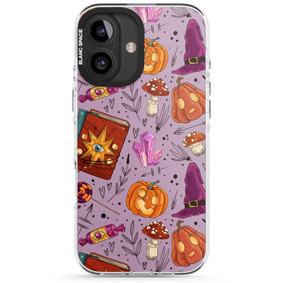 Witchy Cartoon Halloween Pattern