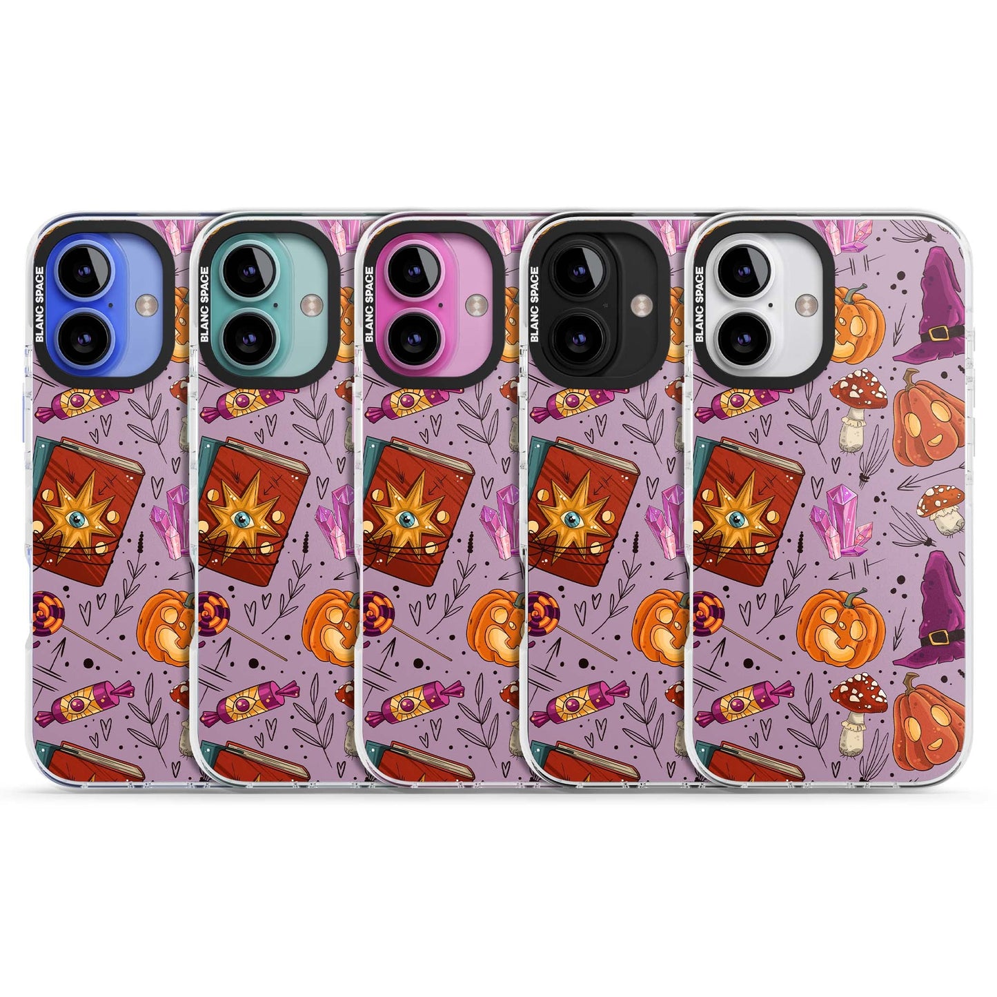 Witchy Cartoon Halloween Pattern