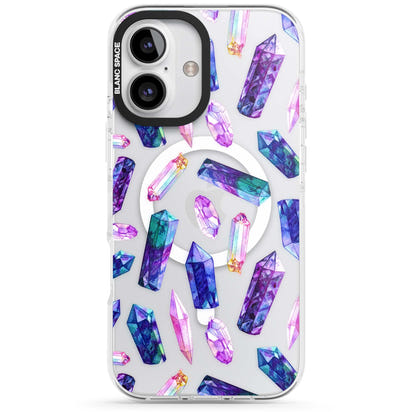 Iridescent Prism Crystals