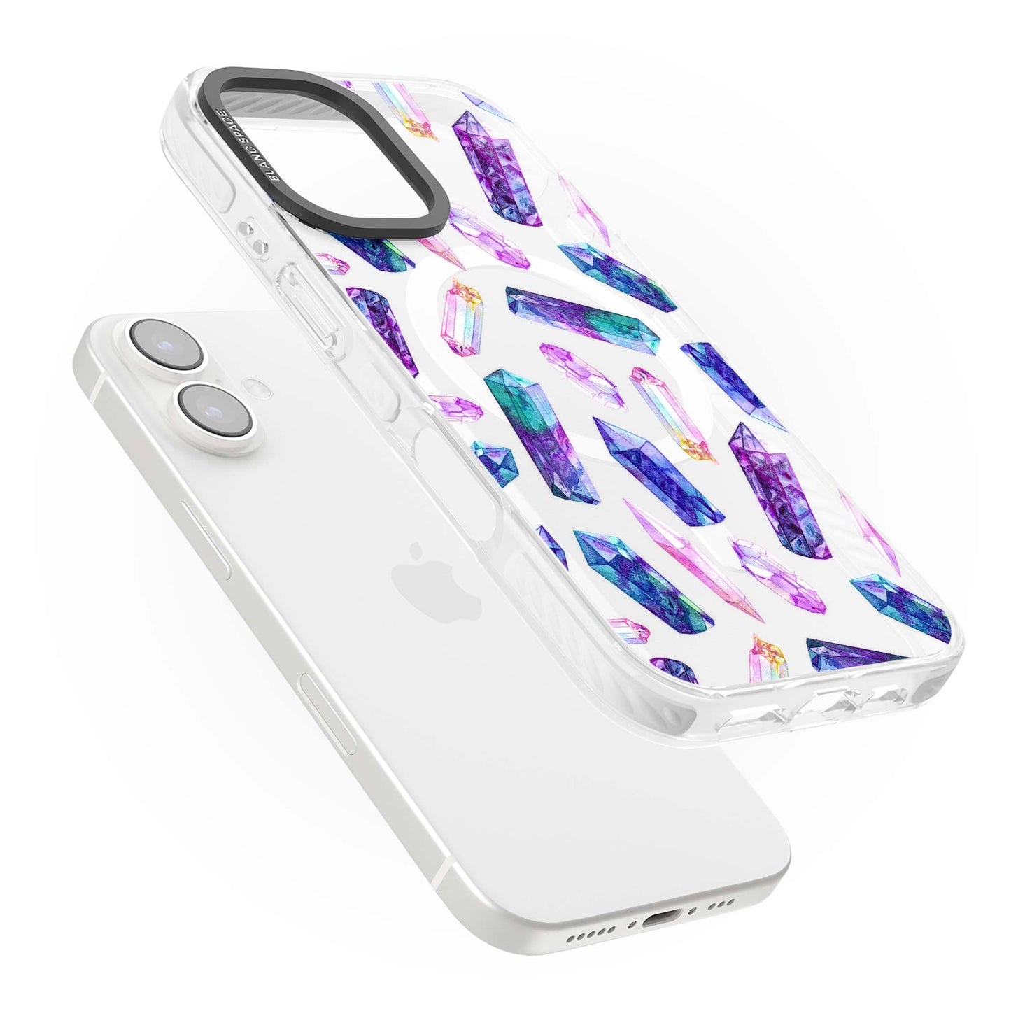 Iridescent Prism Crystals