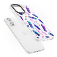 Iridescent Prism Crystals