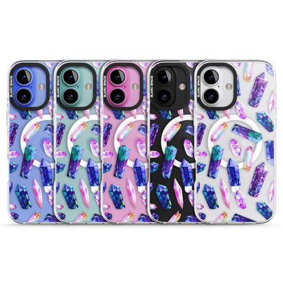 Iridescent Prism Crystals