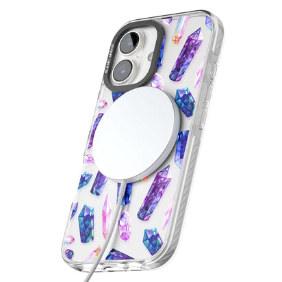 Iridescent Prism Crystals