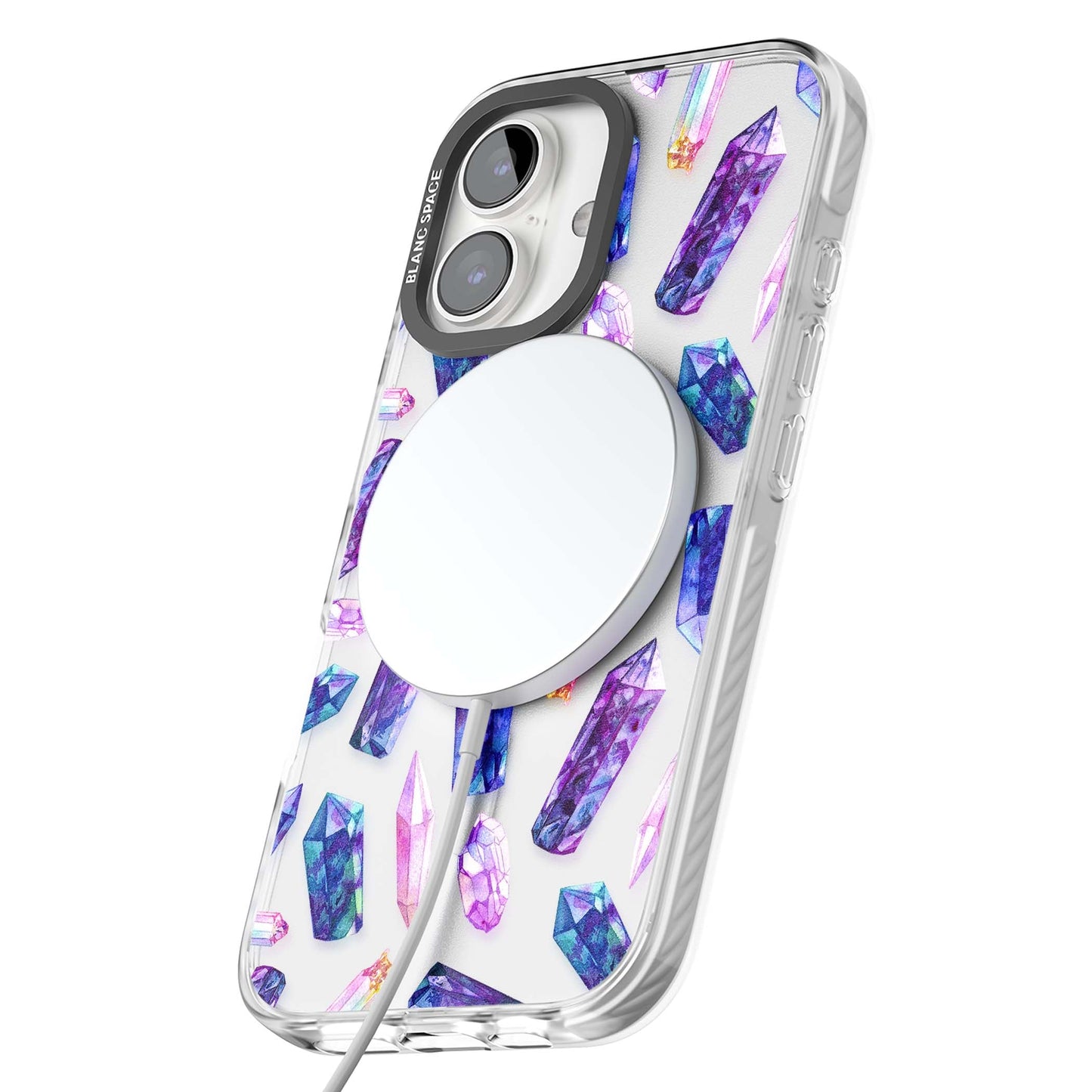 Iridescent Prism Crystals