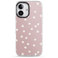 Marguerite rose poudré