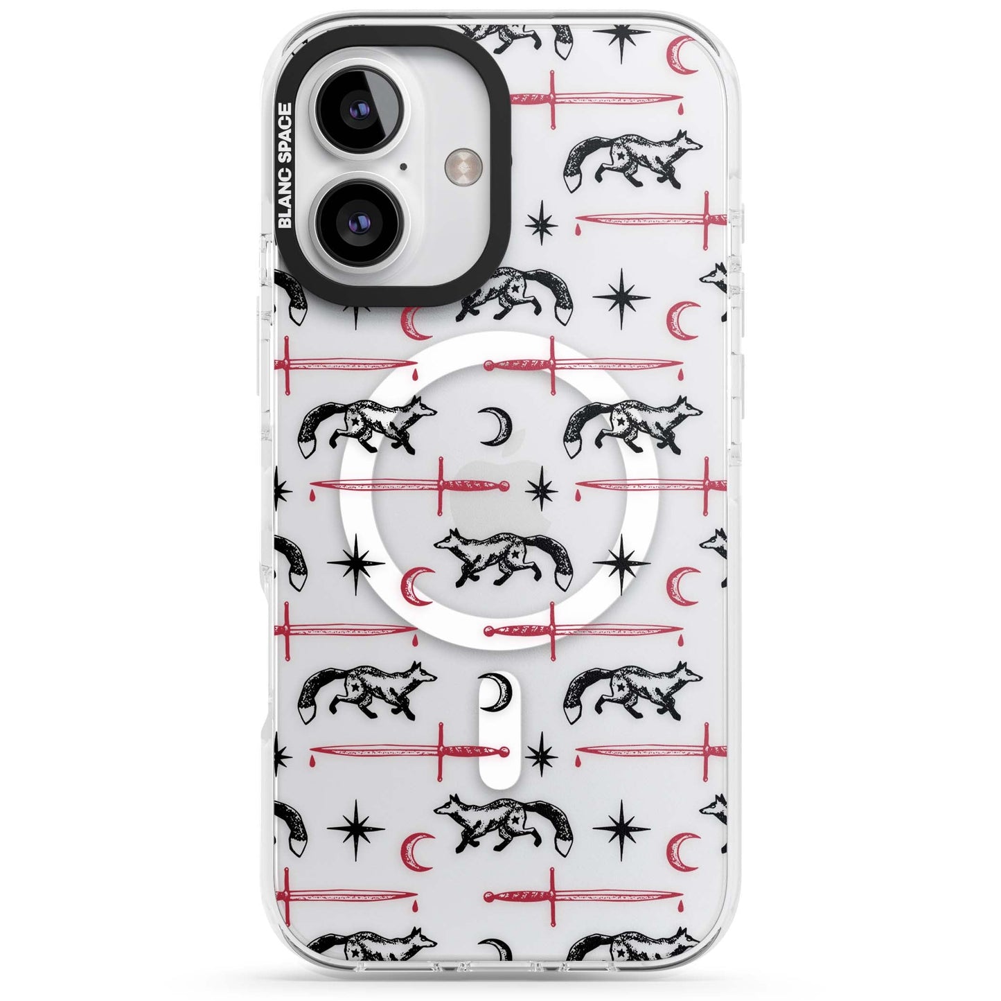 Motif renard et lame