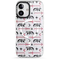 Motif renard et lame