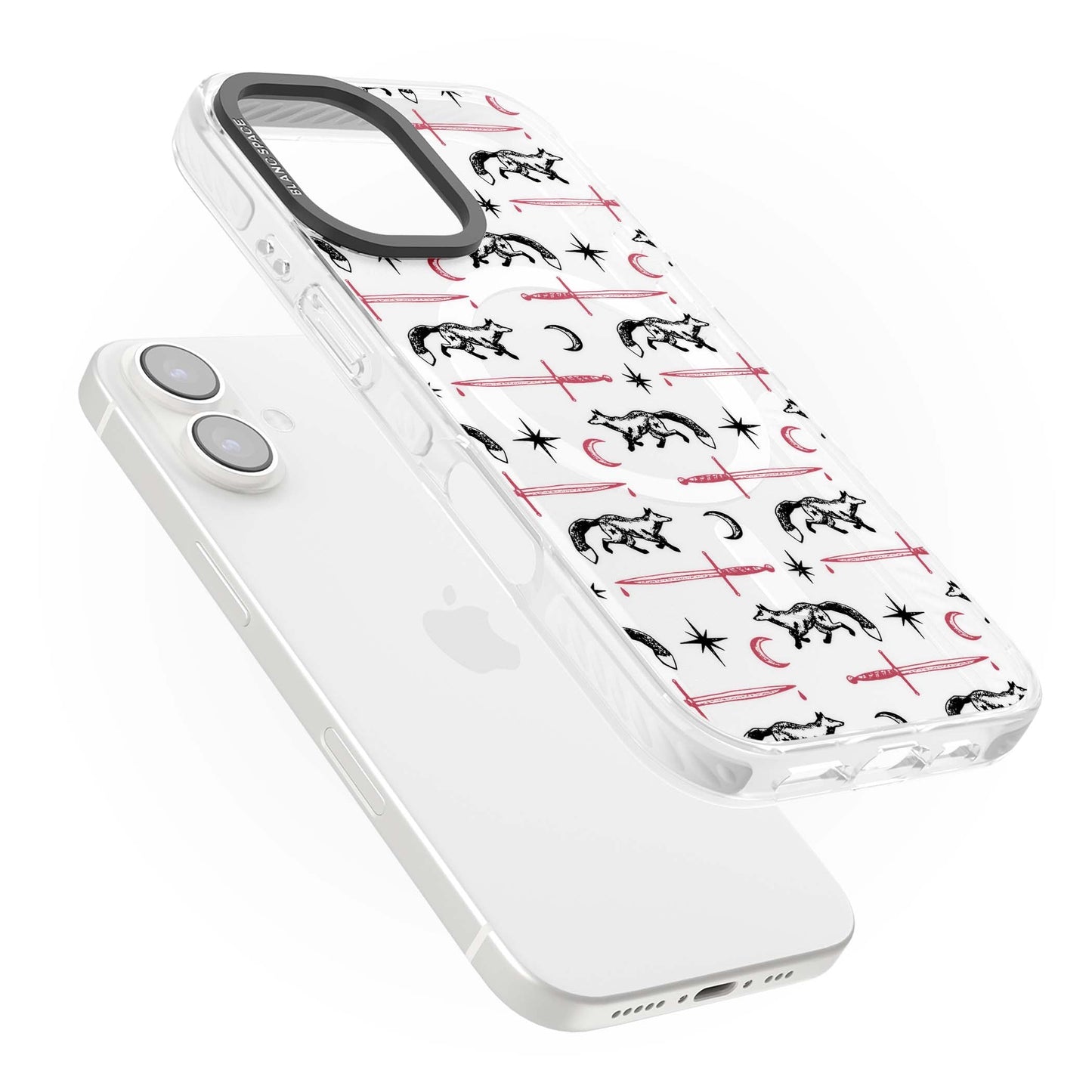 Motif renard et lame