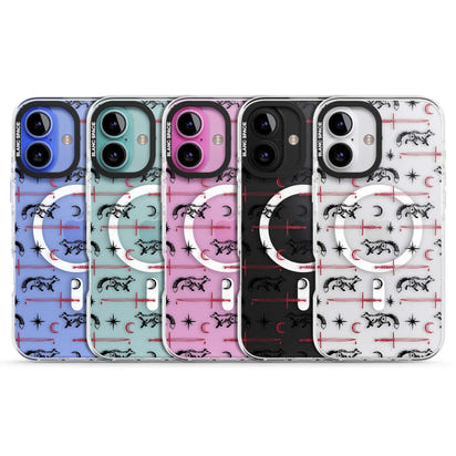 Motif renard et lame