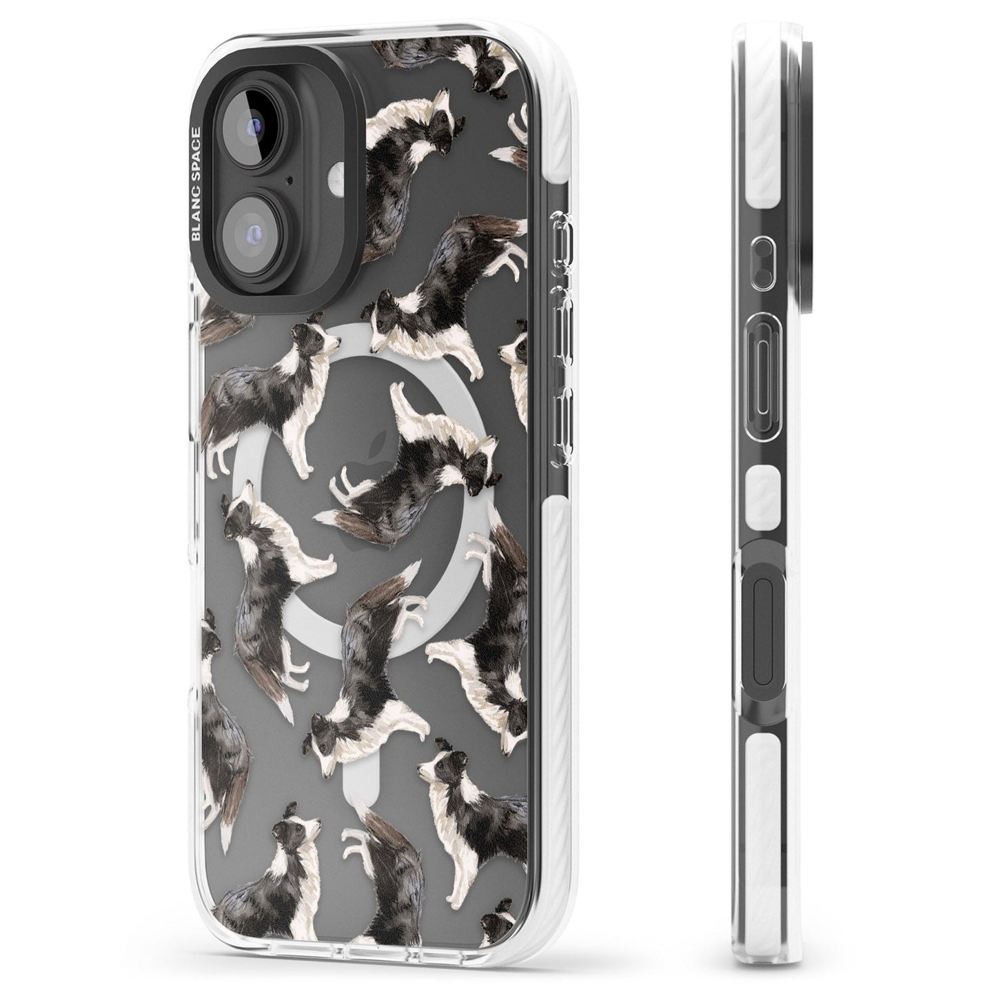 Border Collie Pattern Watercolour