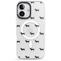 Dachshund Pattern Clear
