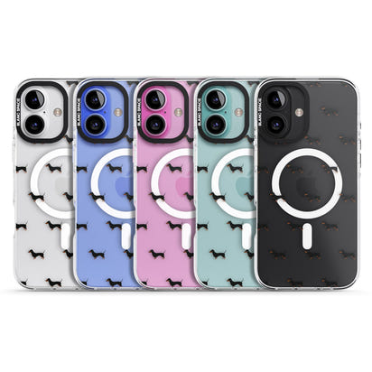 Dachshund Pattern Clear