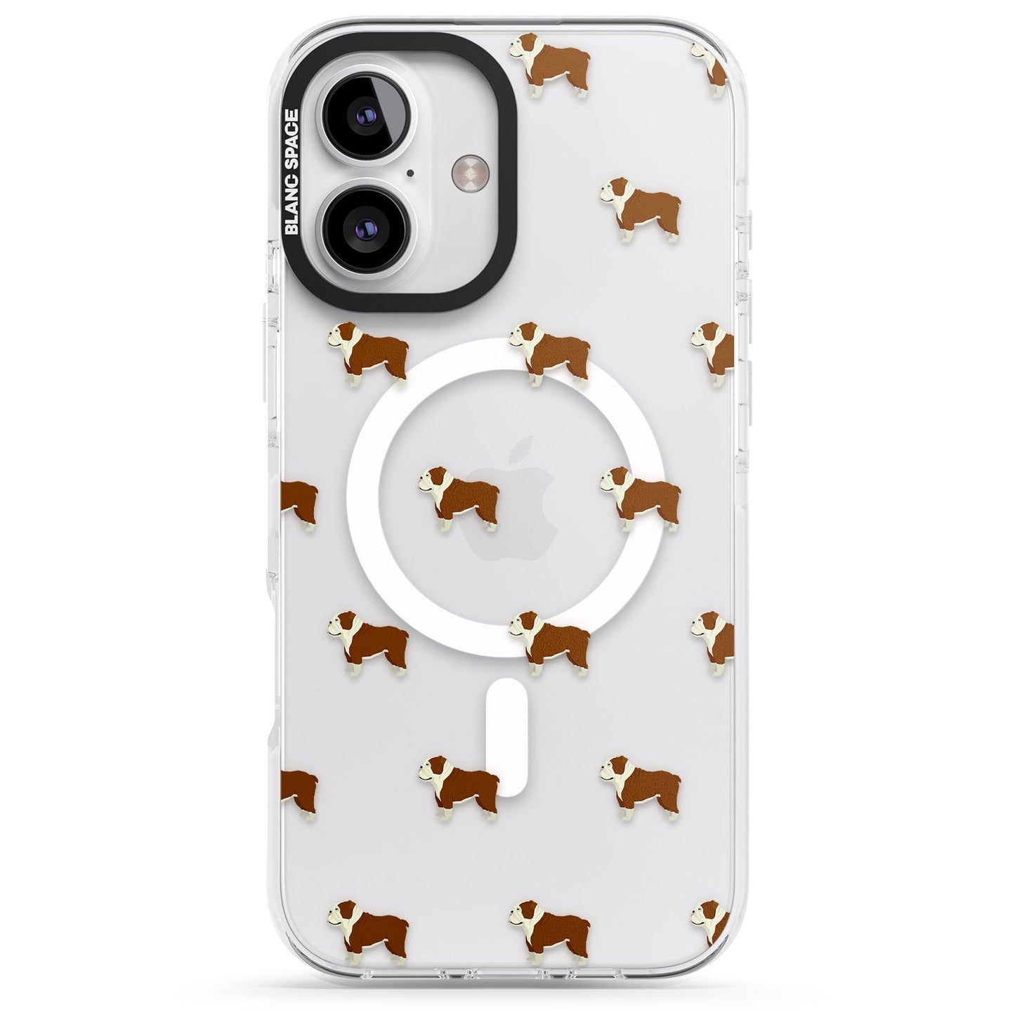 Motif bouledogue clair