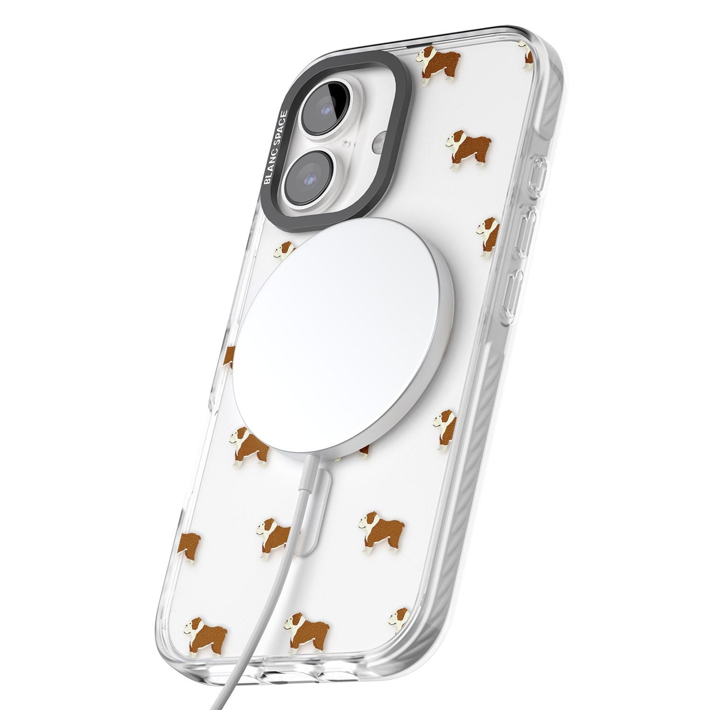 Motif bouledogue clair