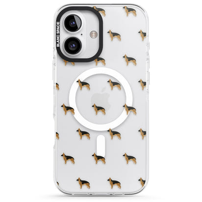 German Shepherd Pattern Clear