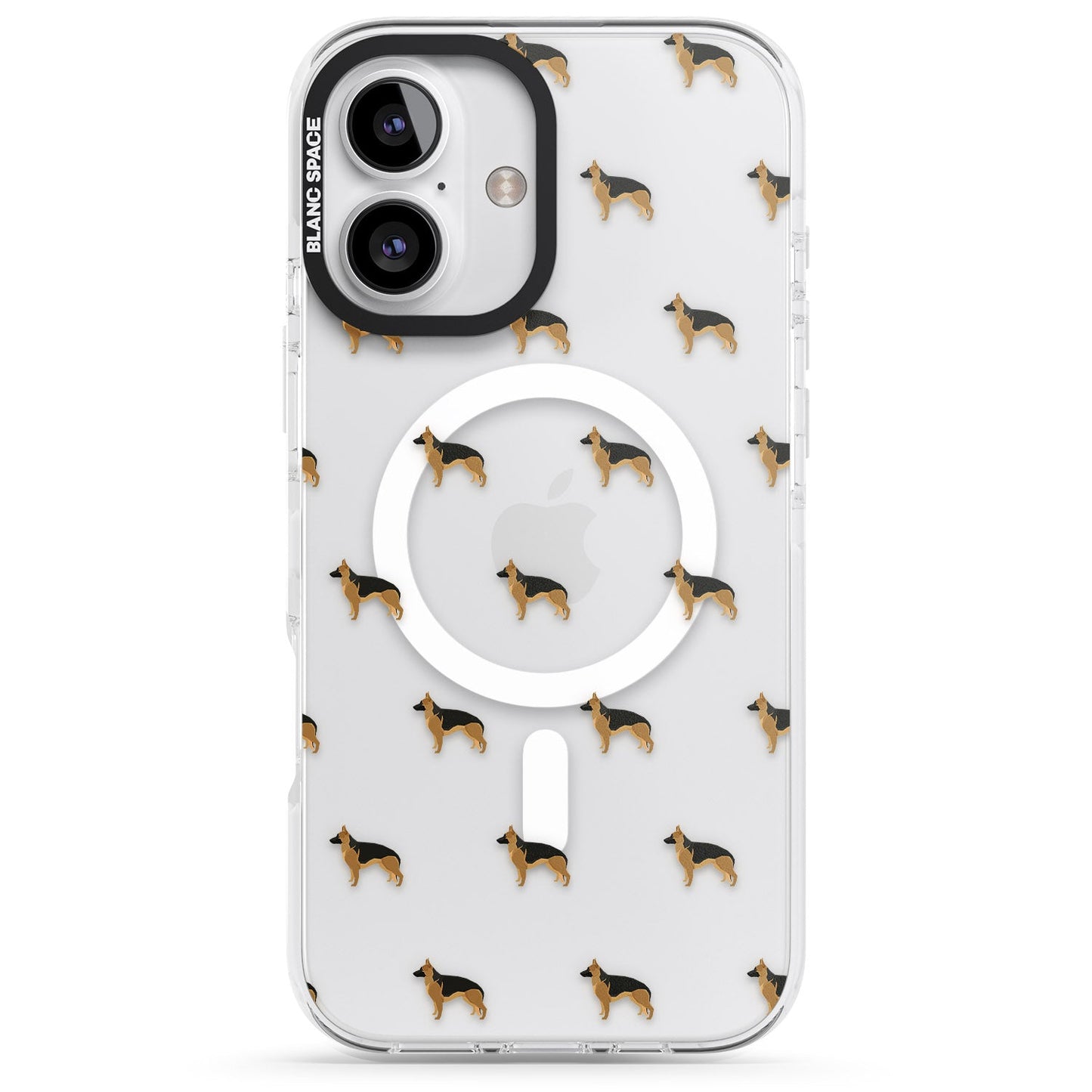 German Shepherd Pattern Clear