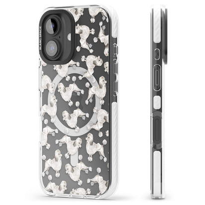 Pudel-Aquarellmuster