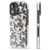 Pudel-Aquarellmuster