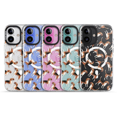 Beagle Watercolor Pattern