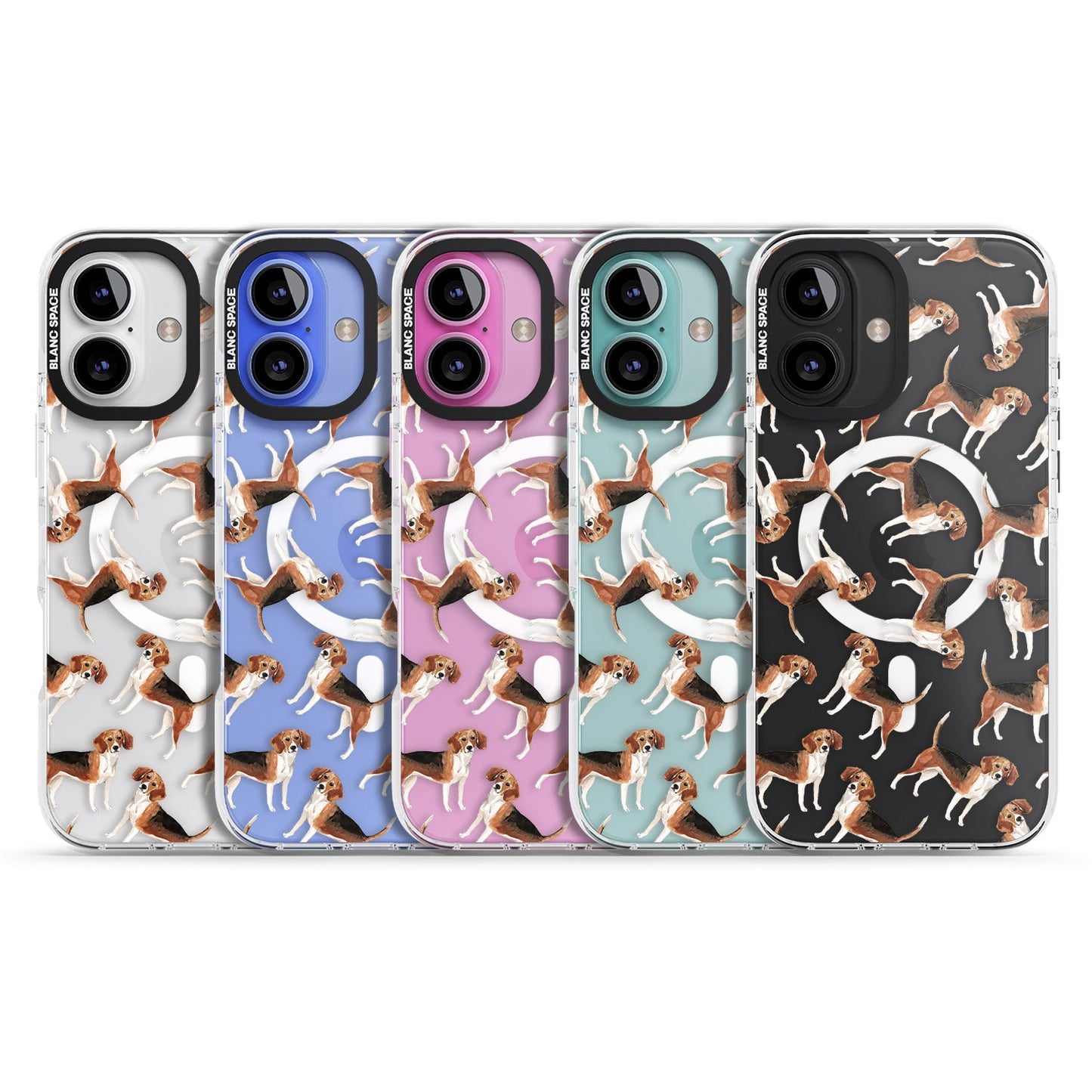 Beagle Watercolor Pattern