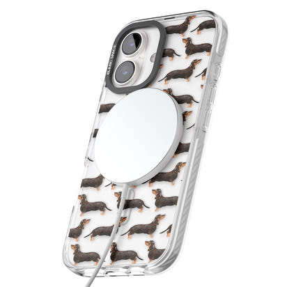 Dachshund Pattern Black Tan