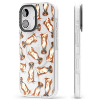 Boxer-Aquarell-Hundemuster