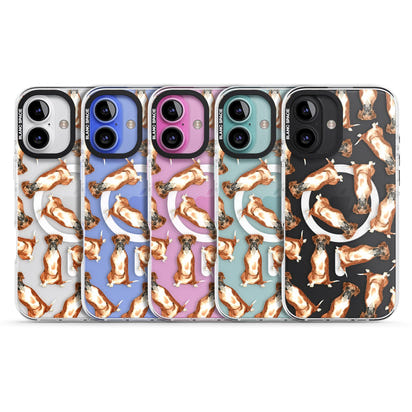 Boxer-Aquarell-Hundemuster