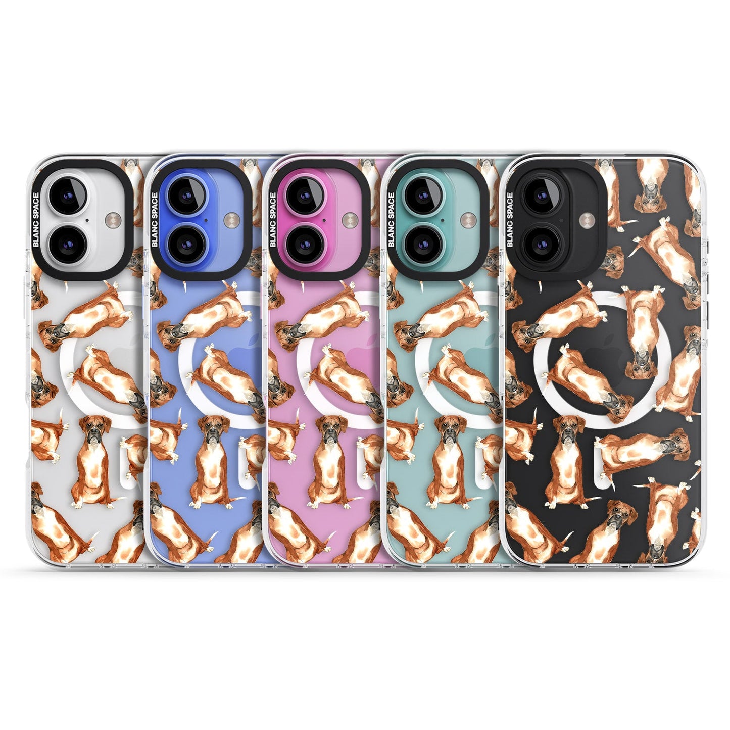 Boxer-Aquarell-Hundemuster