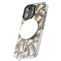 Motif aquarelle de Golden Retriever