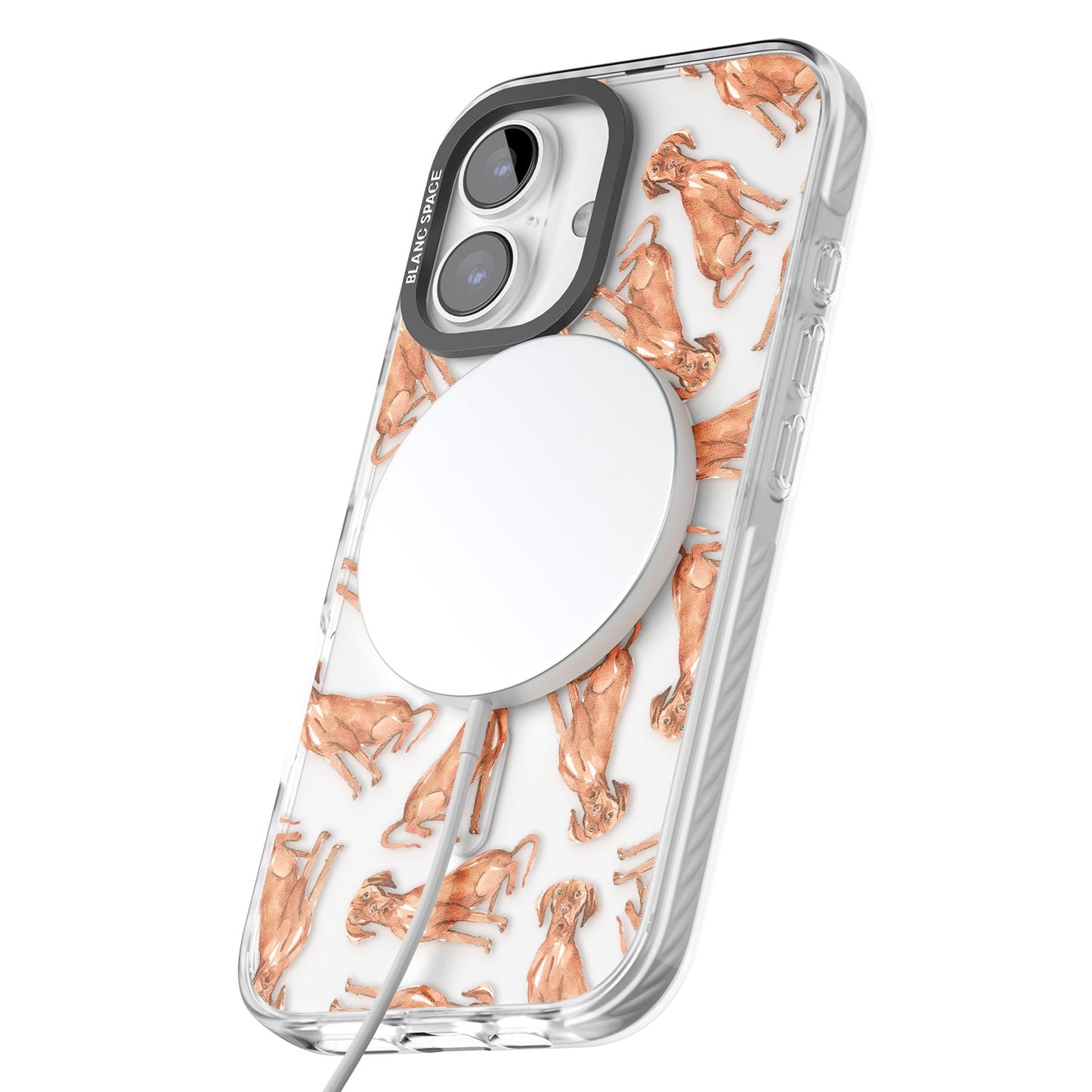 Hungarian Vizsla Watercolor Pattern